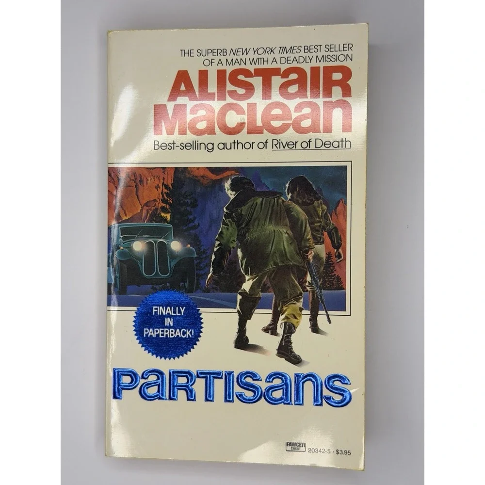 Alistair MacLean Partisans Paperback Ballantine Books Thriller Vintage 1984
